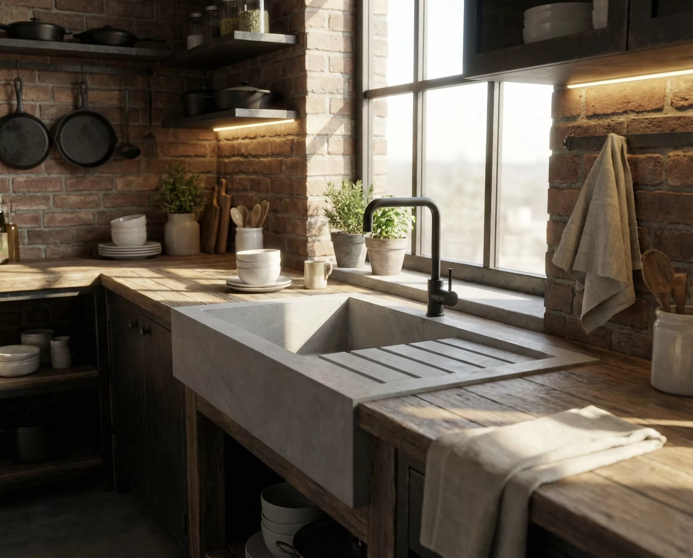 batico 88 images evier beton egouttoir 27l gris 161